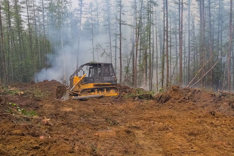 Bulldozer Clearing in Cumming, GA