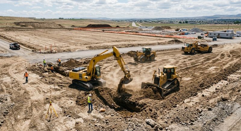 Parking Lot Site Preparation in Marietta, GA